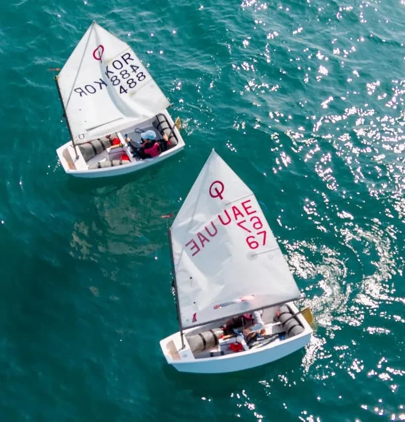 Two Optimists from above