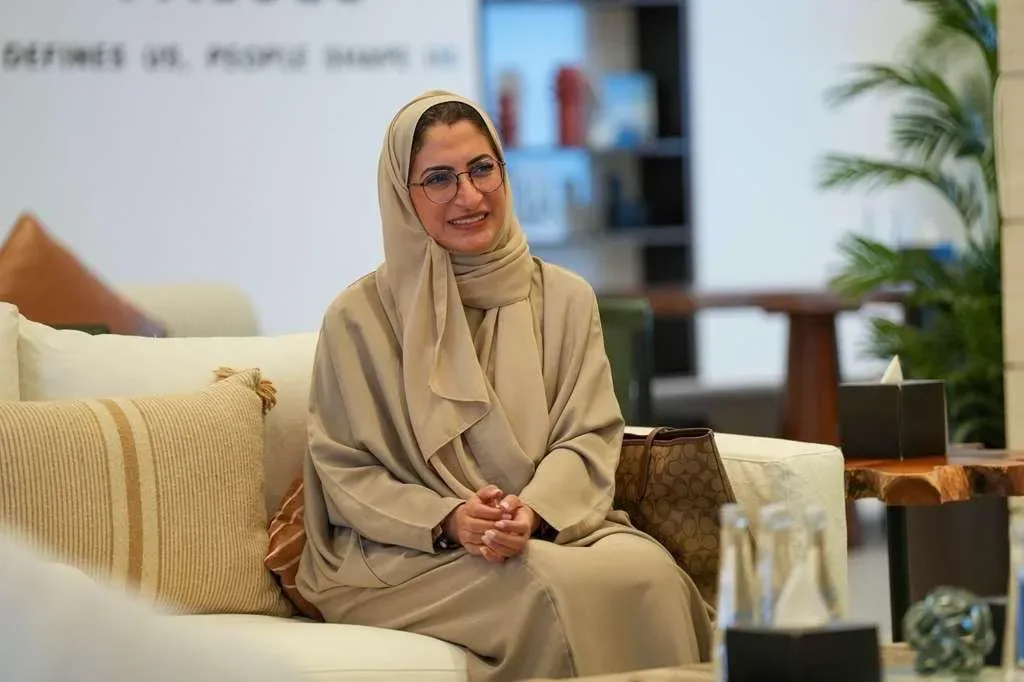 A guest seated during a federation event